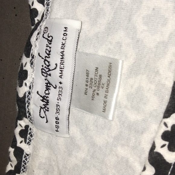 ANTHONY RICHARD BLACK/WHITE SHIRT 4X - Picture 5 of 5